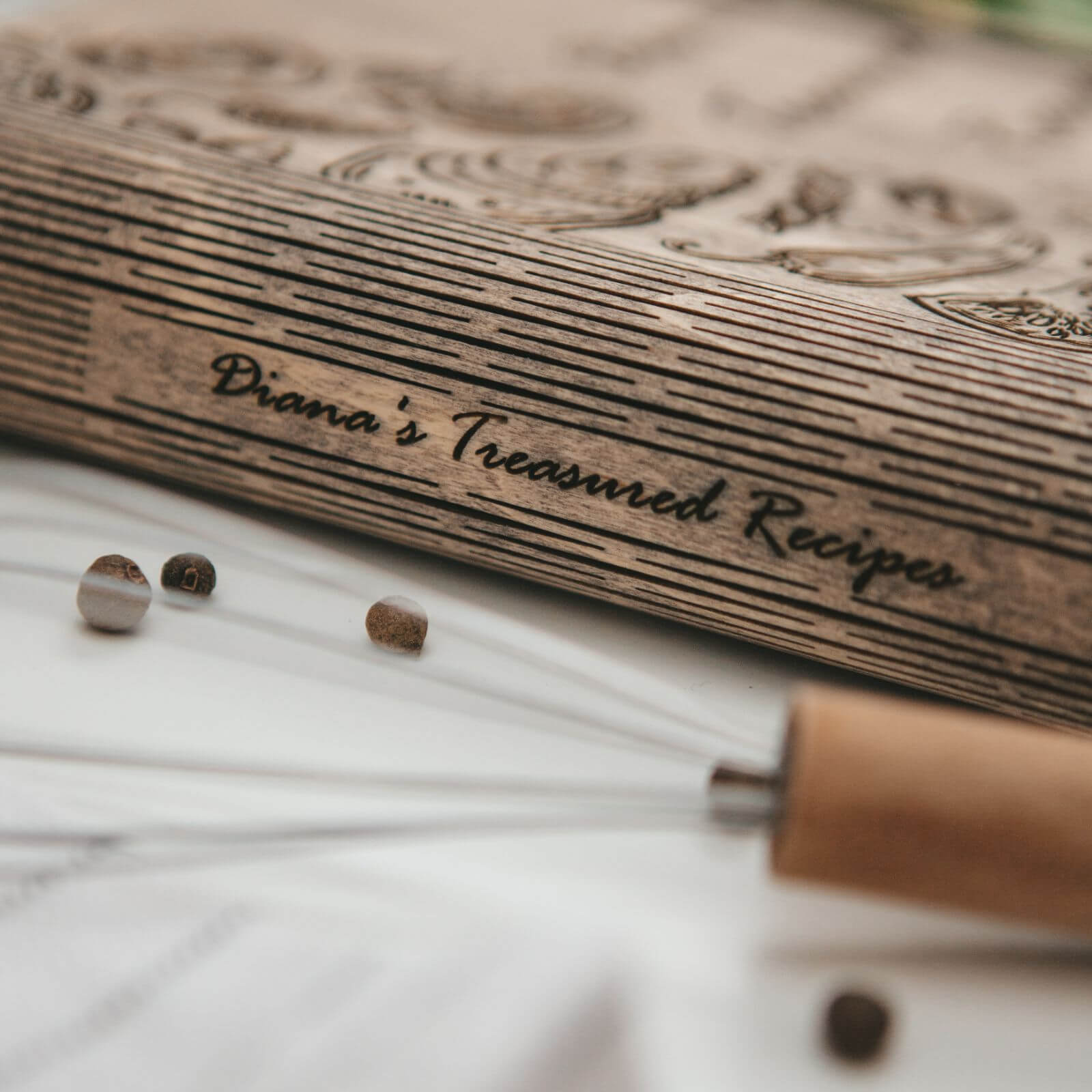 baking wooden book