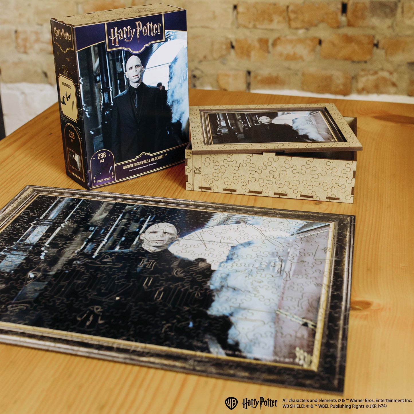 Wooden jigsaw puzzle Harry Potter Voldemort ™