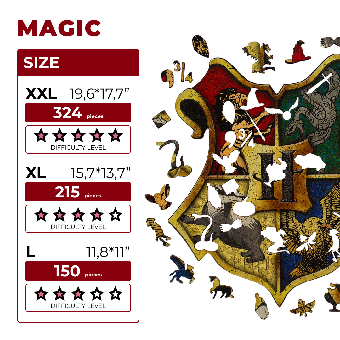 Wooden Jigsaw Puzzle Magic