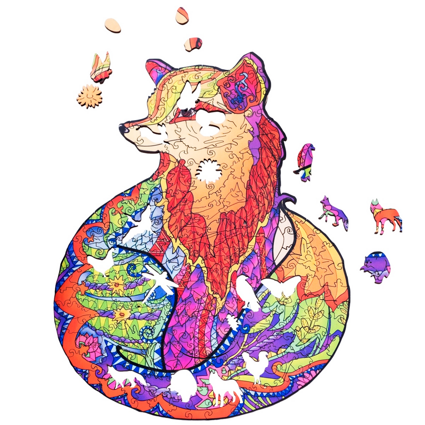 Wooden Jigsaw Puzzle Fox