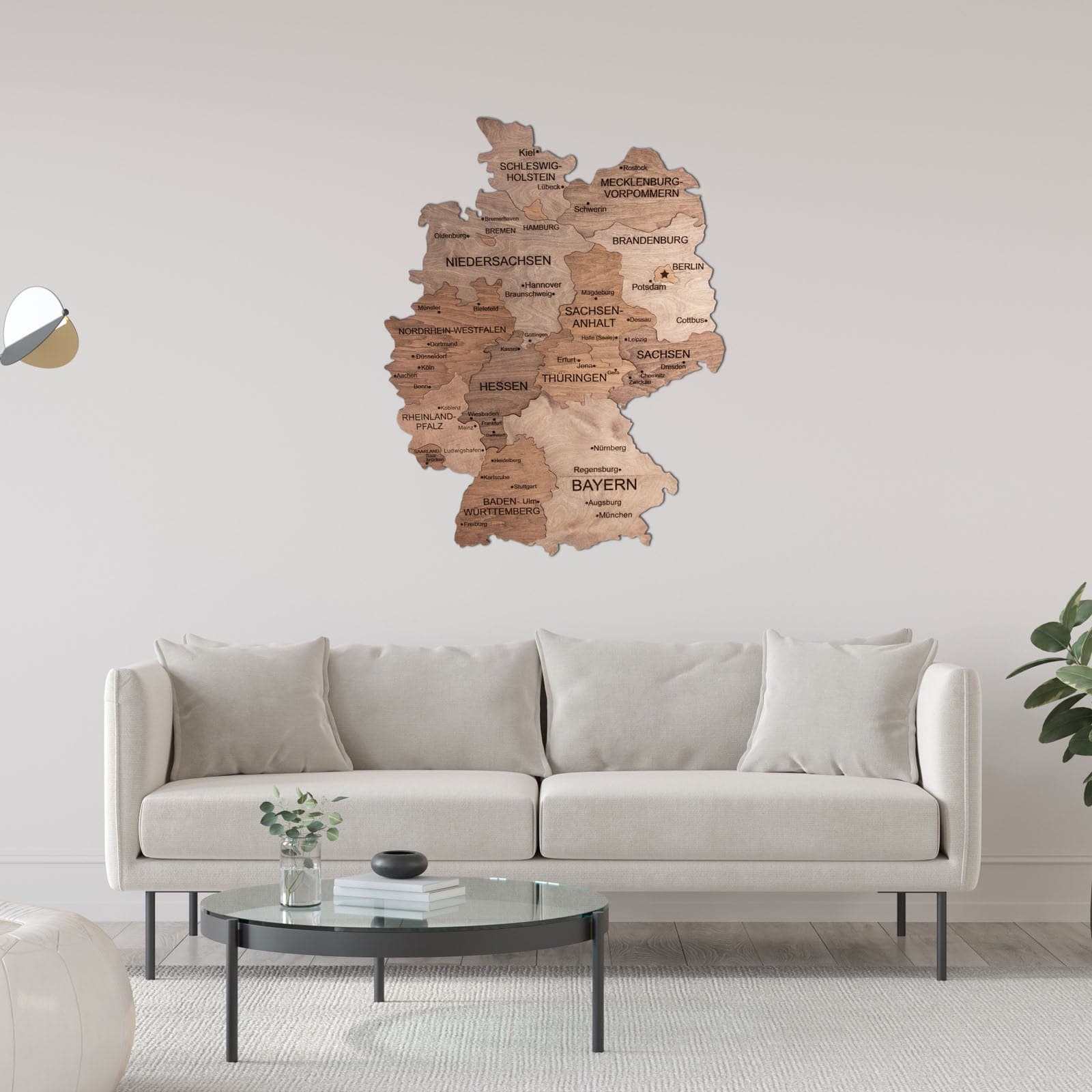 3D Germany Wooden Map Terra by Enjoy The Wood