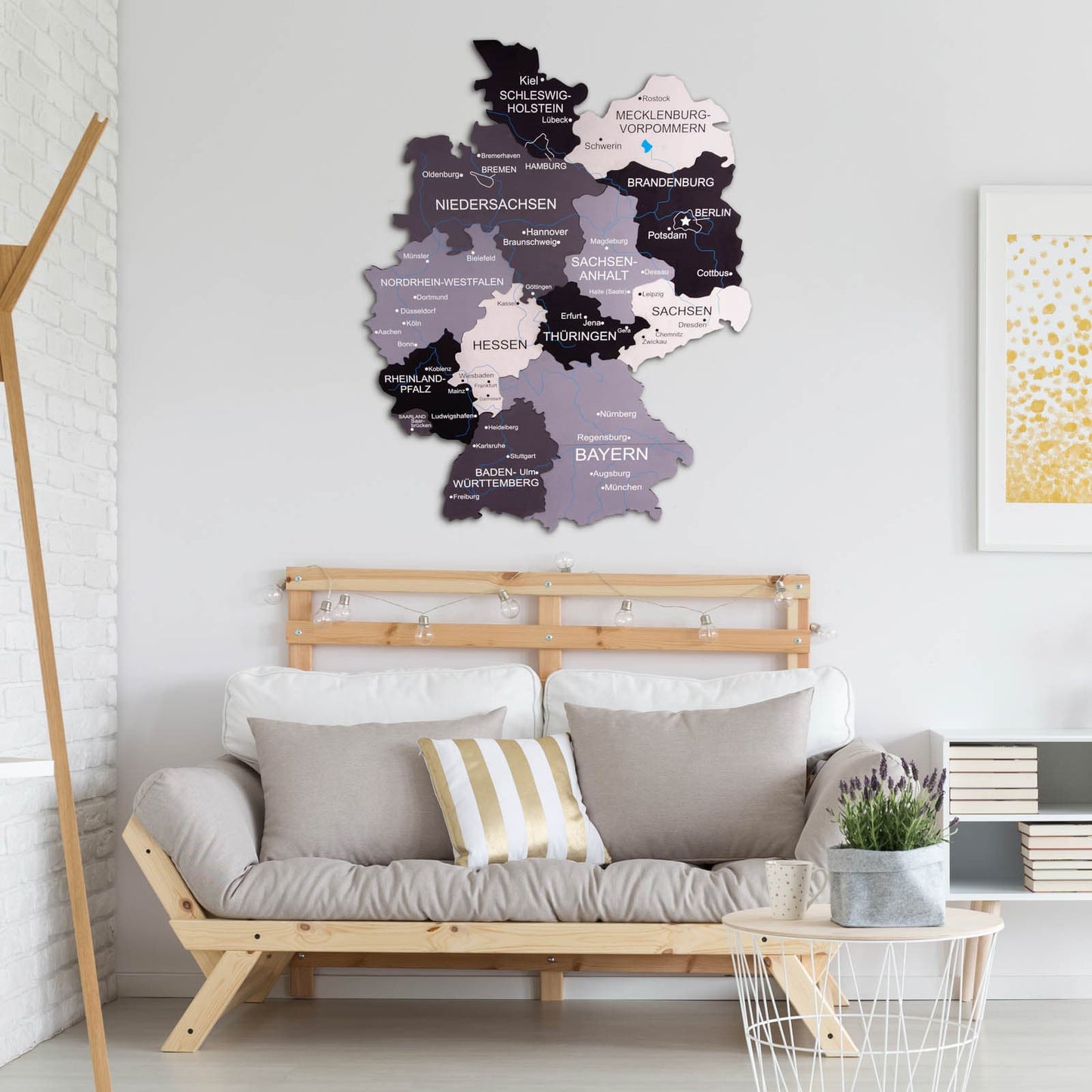 3D Germany Wooden Map Nordik by Enjoy The Wood