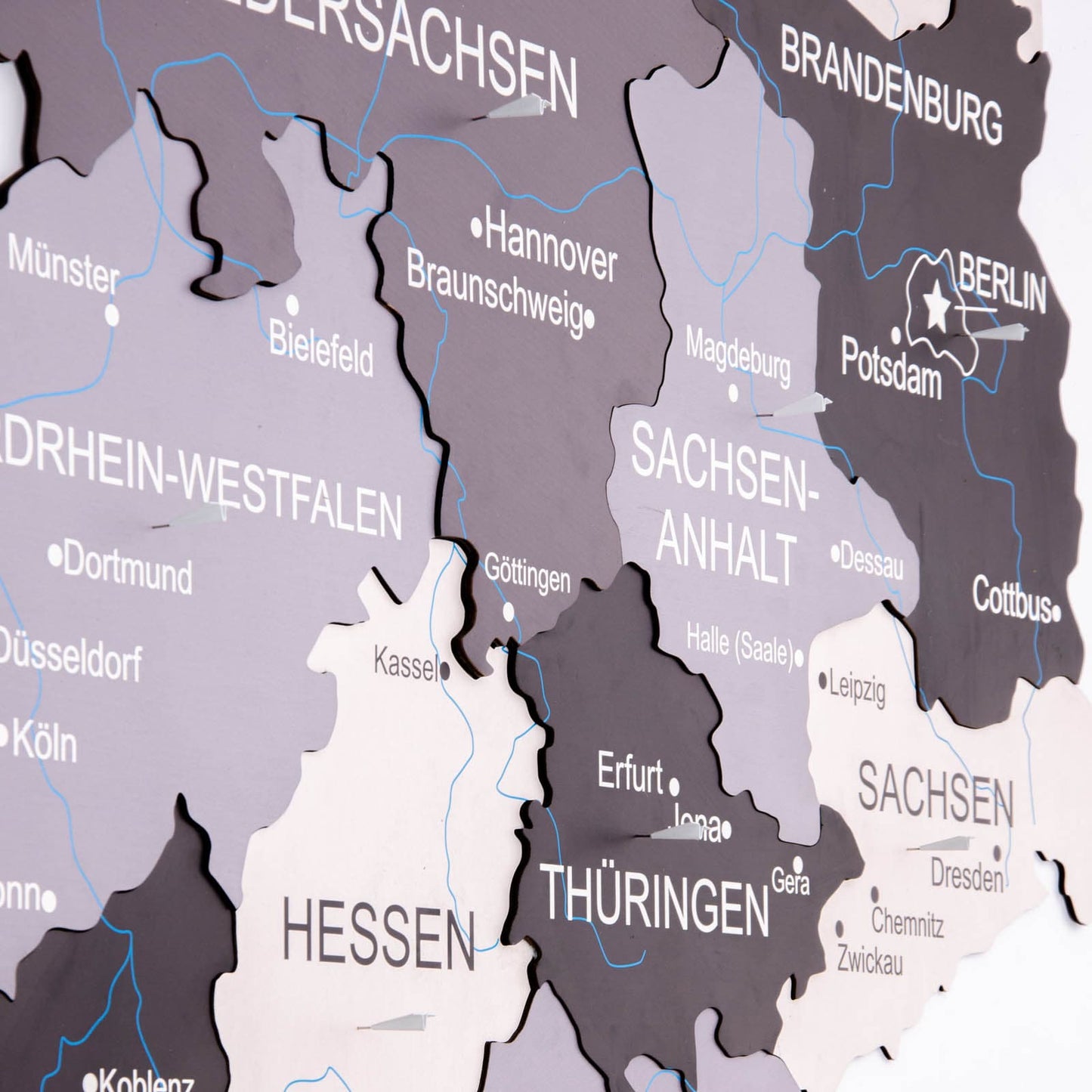 3D Germany Wooden Map Nordik by Enjoy The Wood