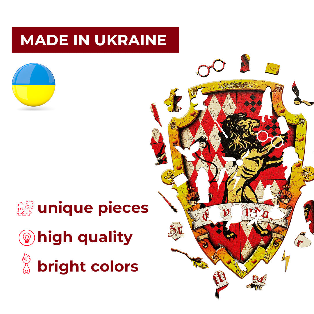 Wooden Jigsaw Puzzle House of Lion