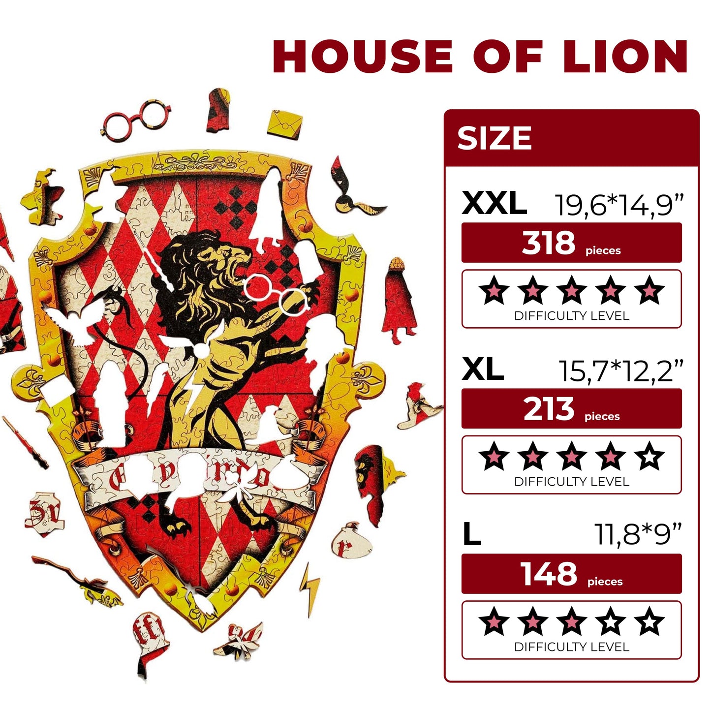 Wooden Jigsaw Puzzle House of Lion