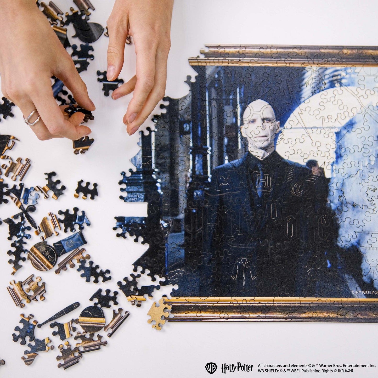 Wooden jigsaw puzzle Harry Potter Voldemort ™