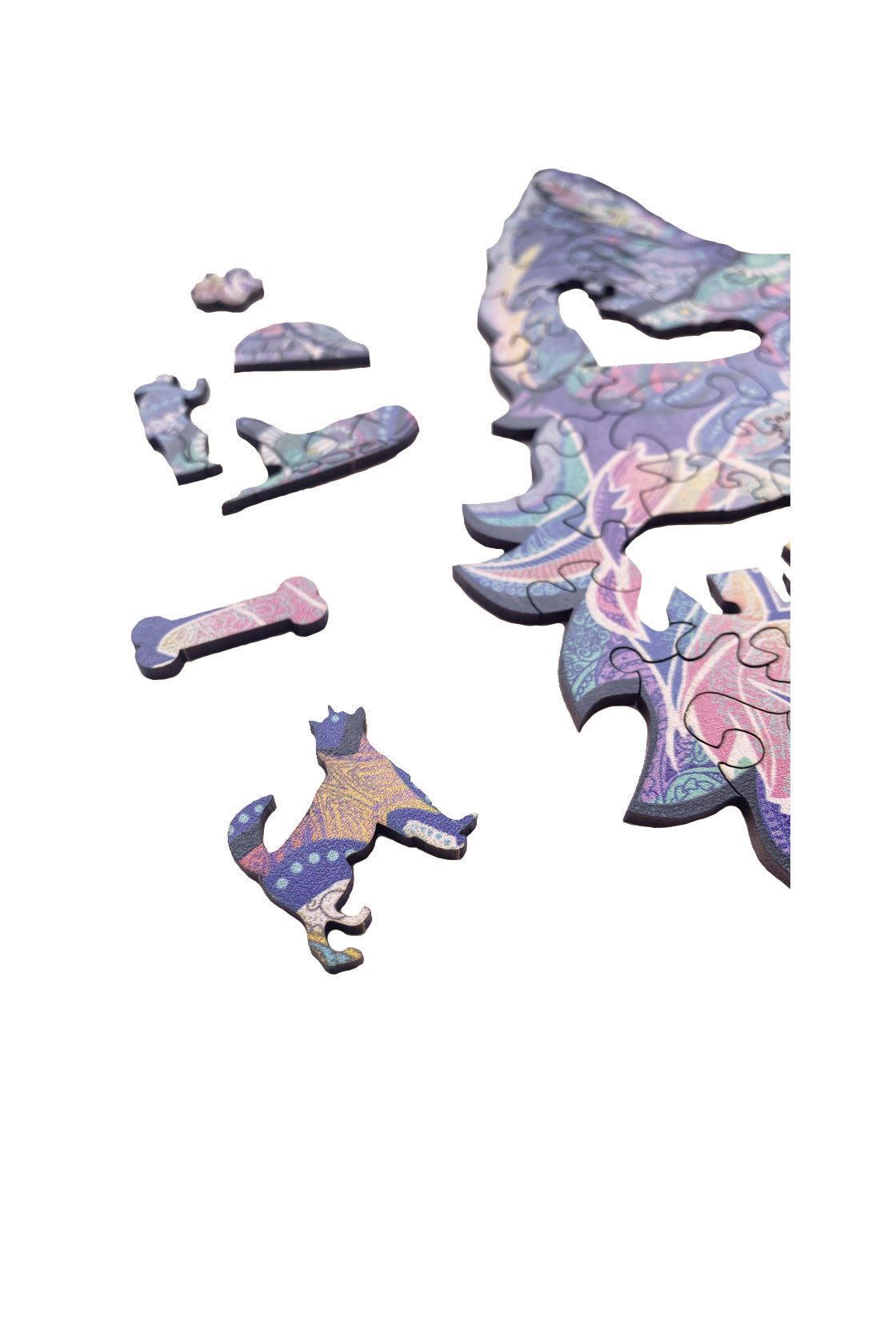 Wooden Jigsaw Puzzle Husky L