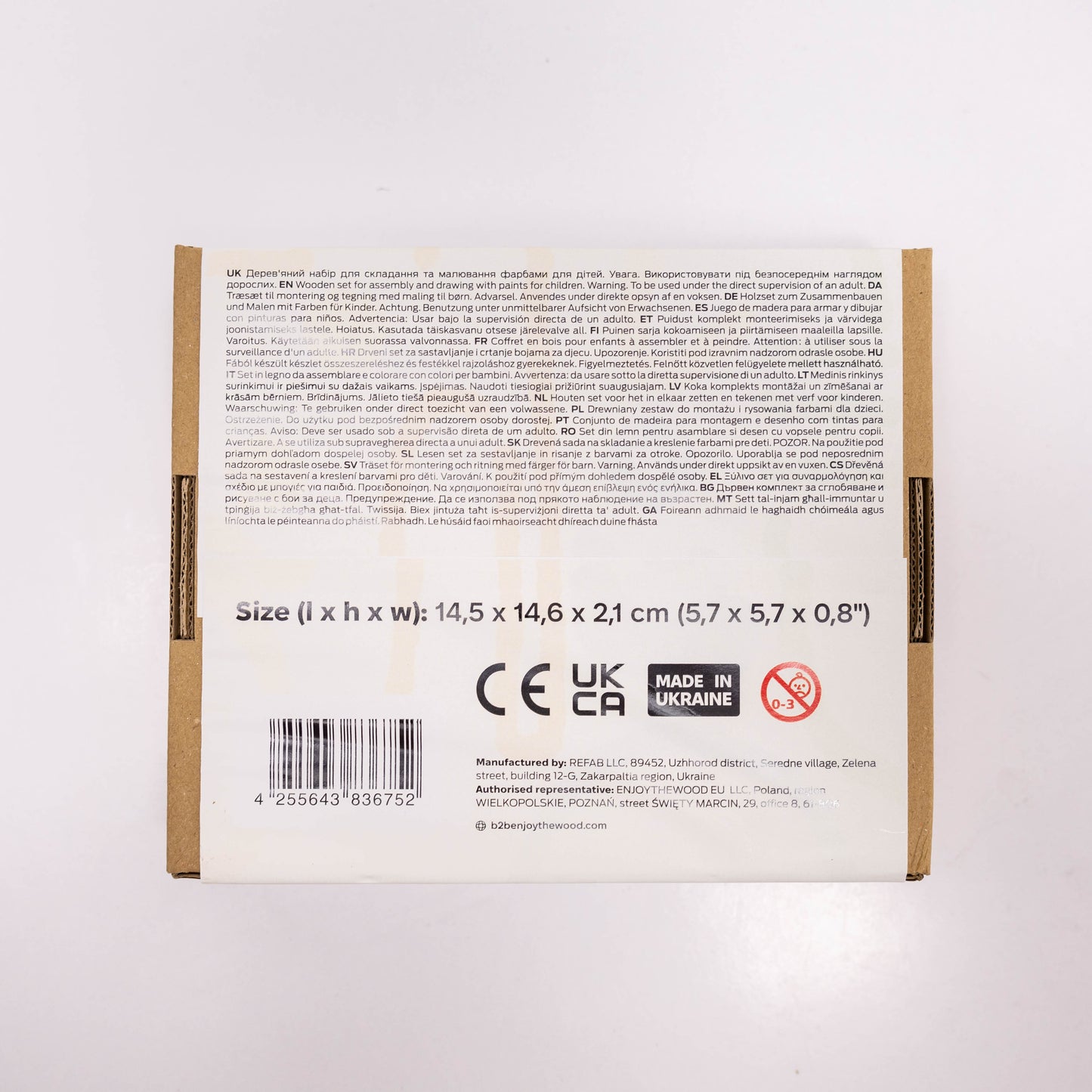 Wooden 3D DIY Painting Kit Cars