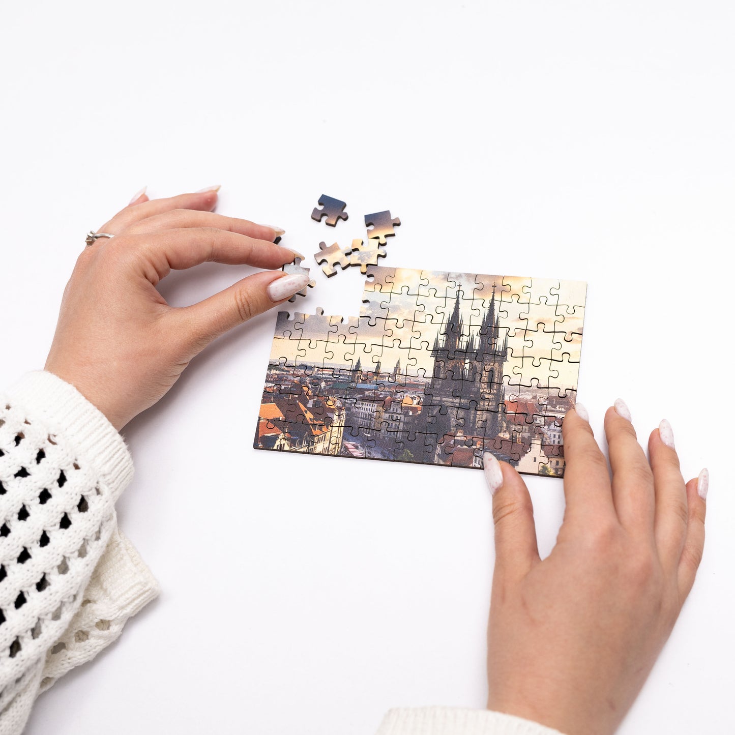 Wooden Mini City Puzzle