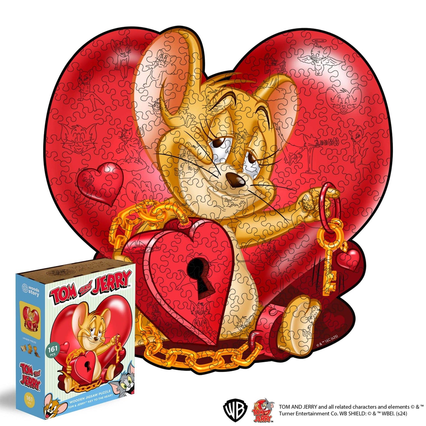 wooden movie puzzle