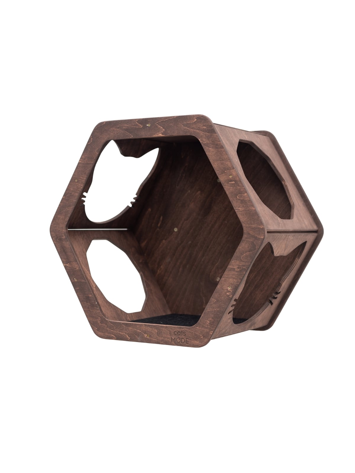 hexagonal wall shelves