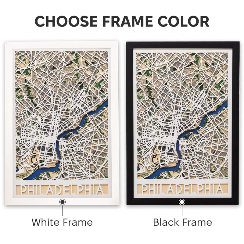 3D City Map Philadelphia