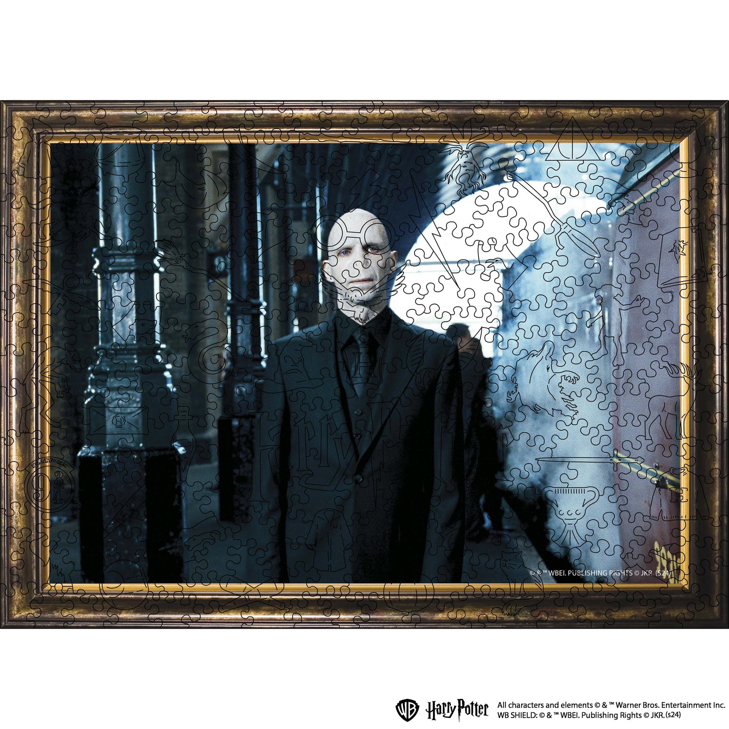 Wooden jigsaw puzzle Harry Potter Voldemort ™