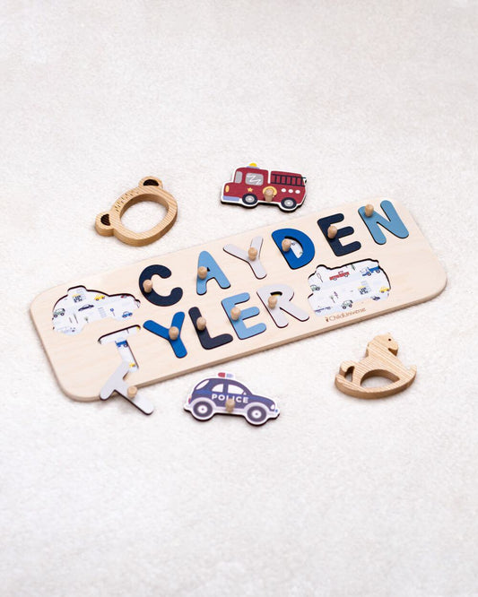 cars double name puzzle