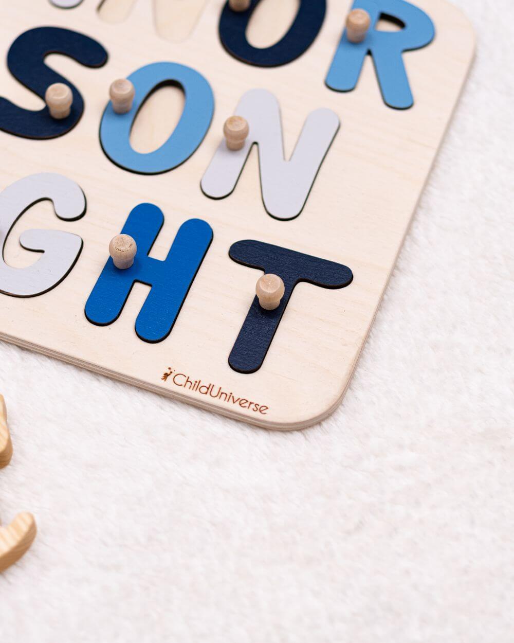 wood name puzzle