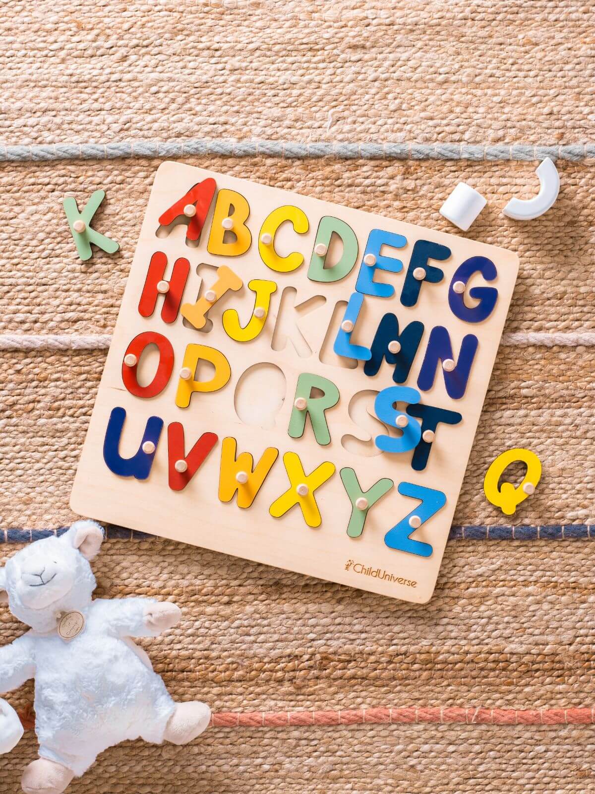 puzzle wooden alphabet