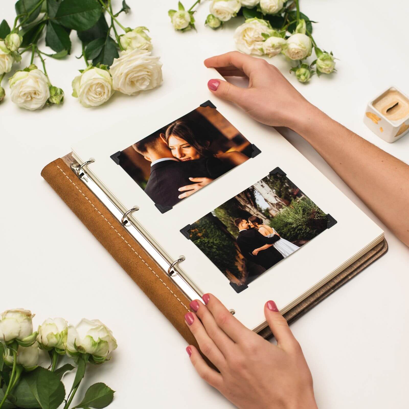memory leather book