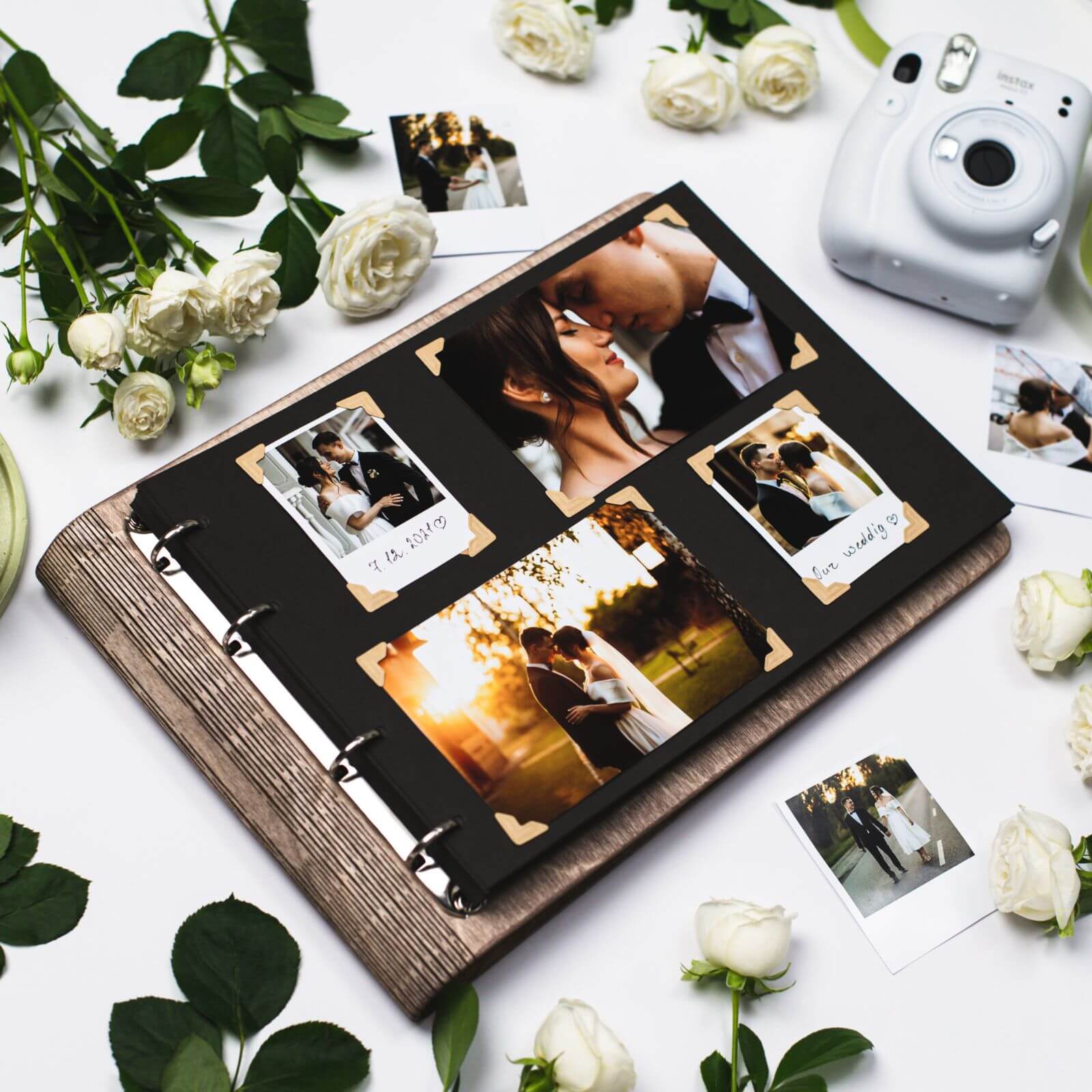 wedding wooden album