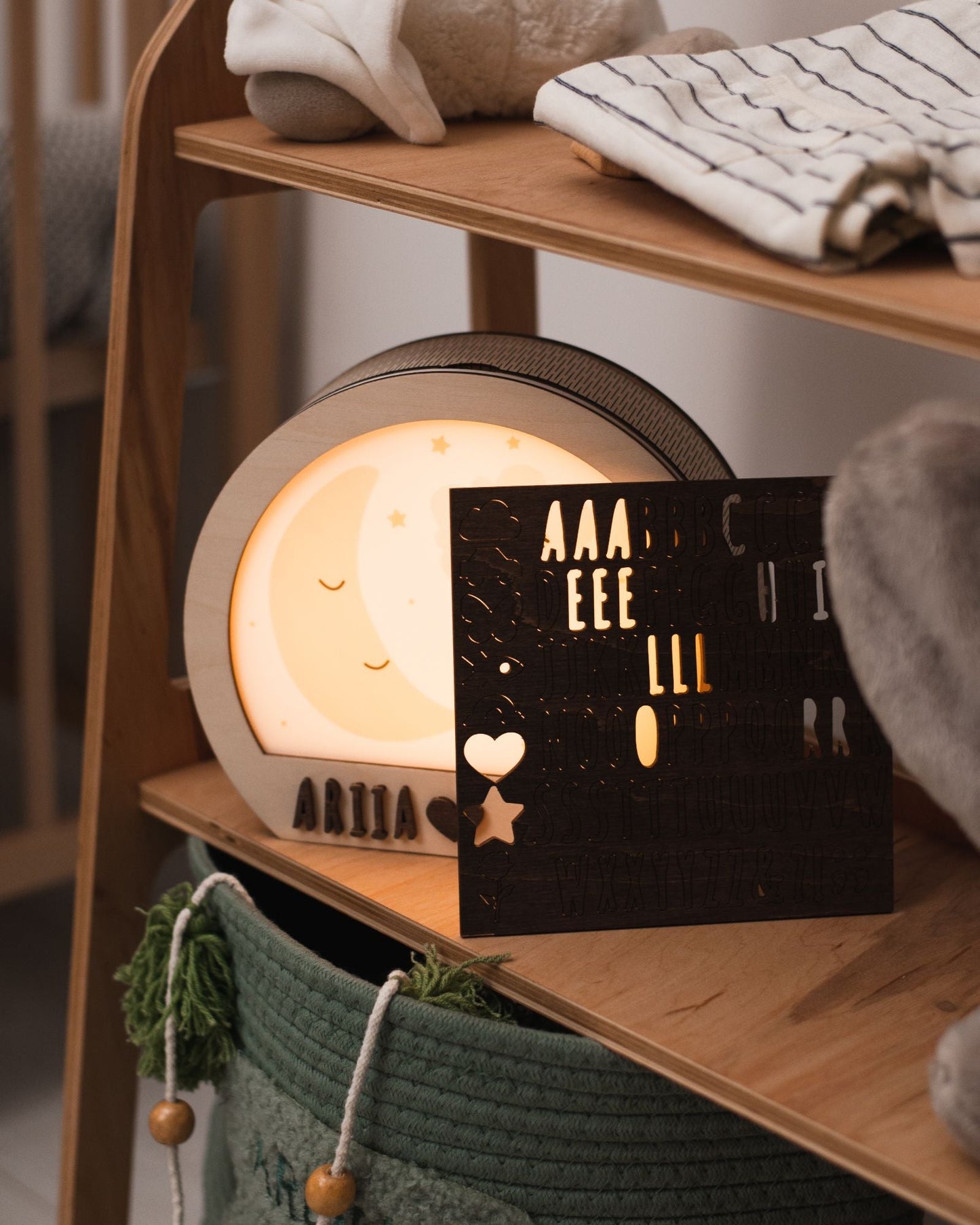 night wooden light