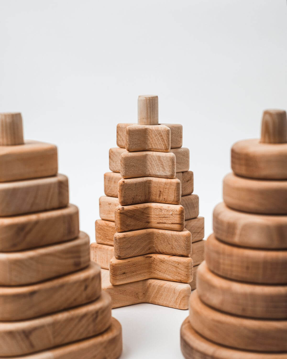wooden square stacking