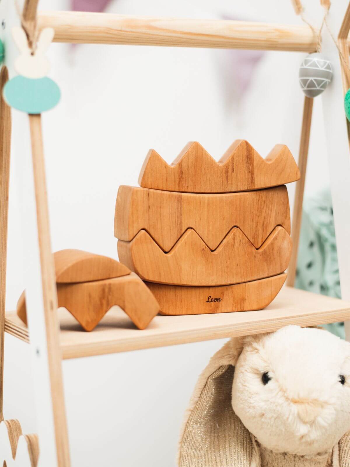 egg wooden puzzle