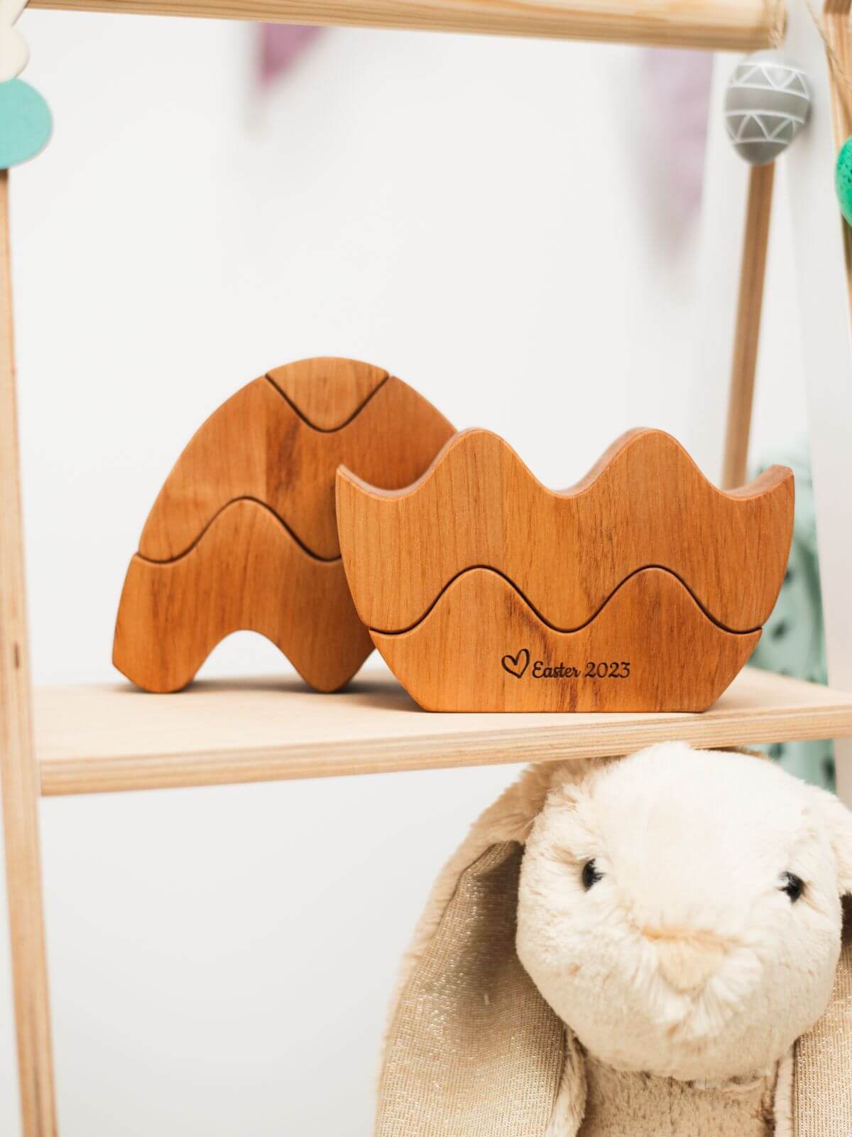 wooden stacker