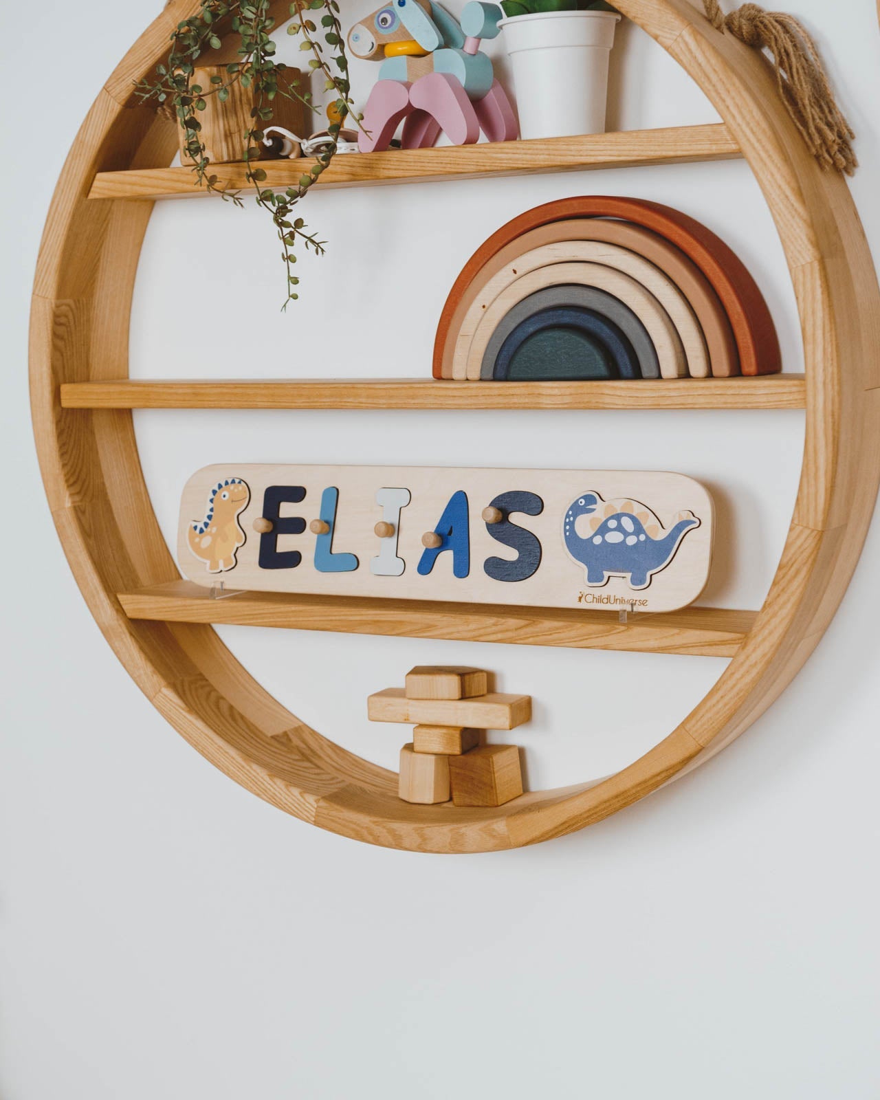 wooden name puzzle for boys