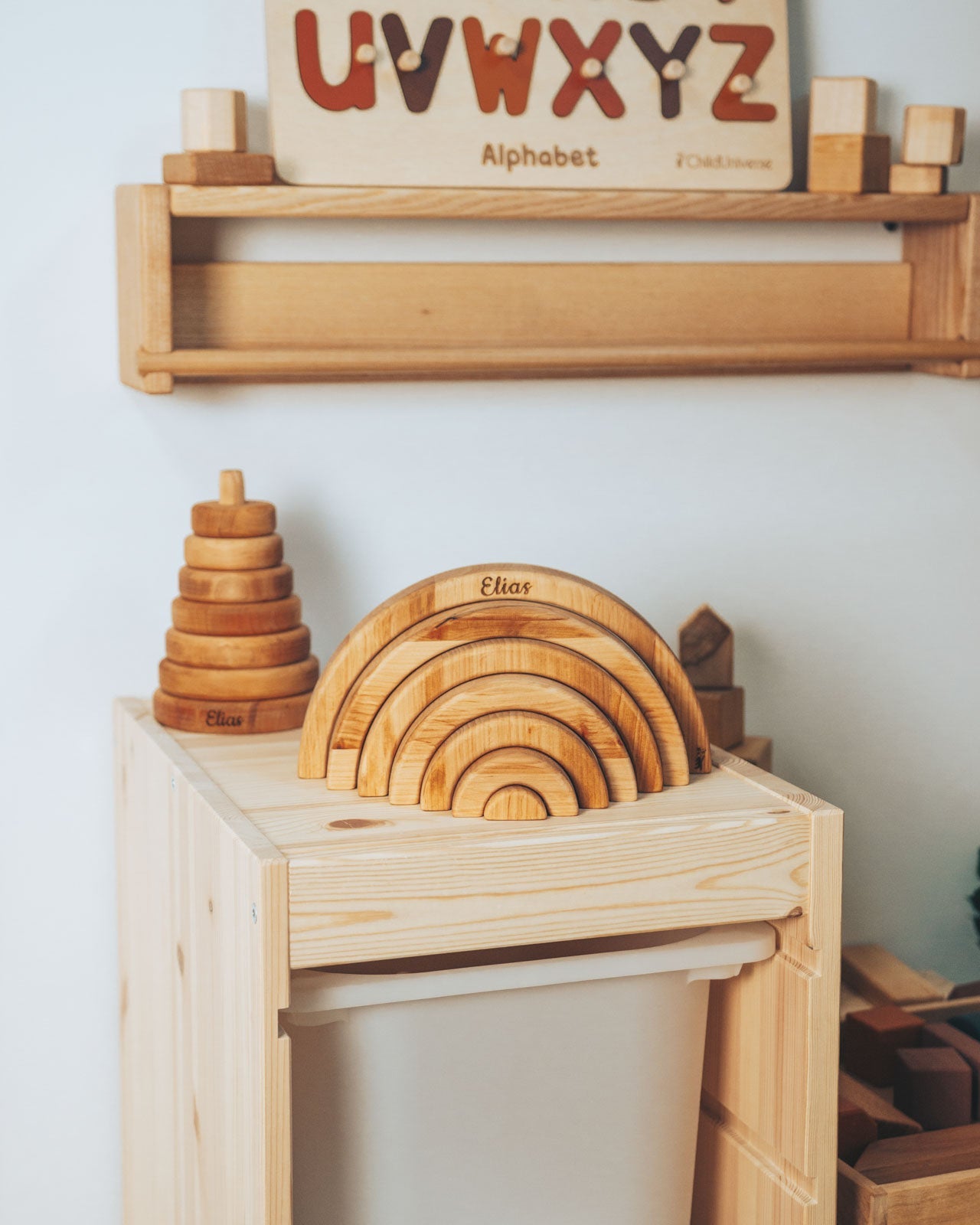 wood stacker for kids