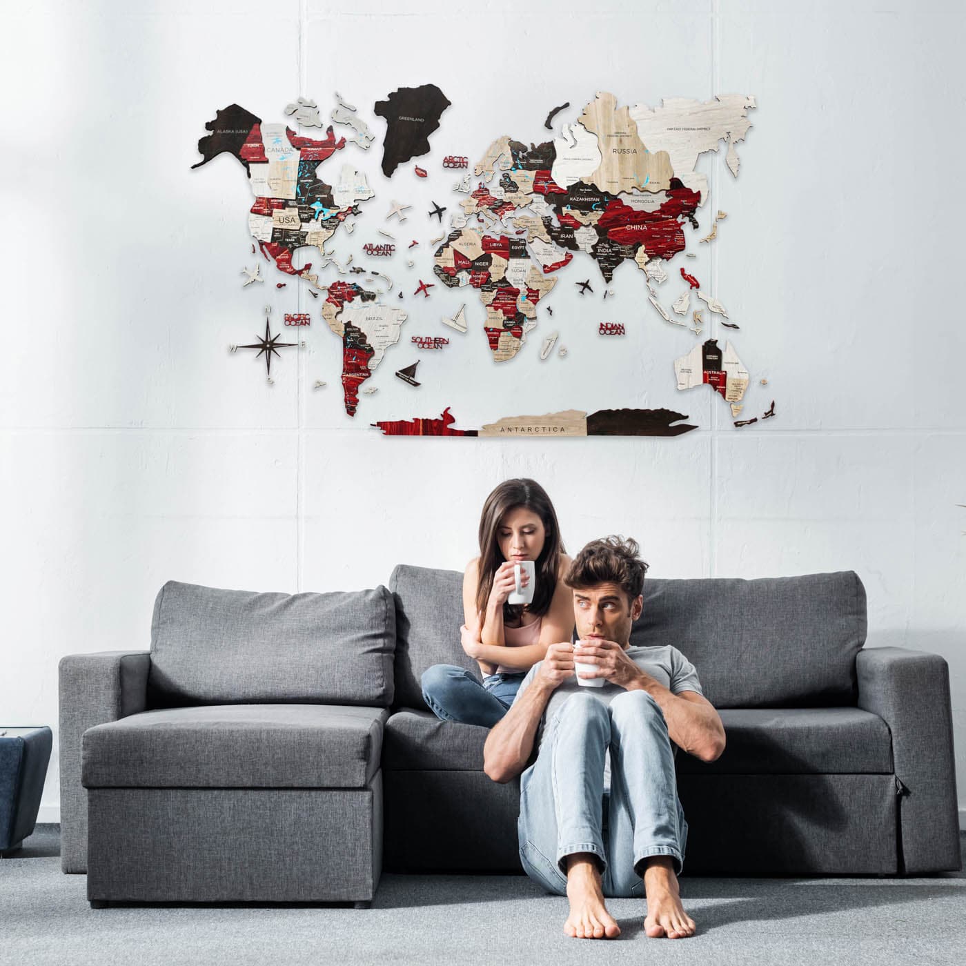 set decor for modern family
