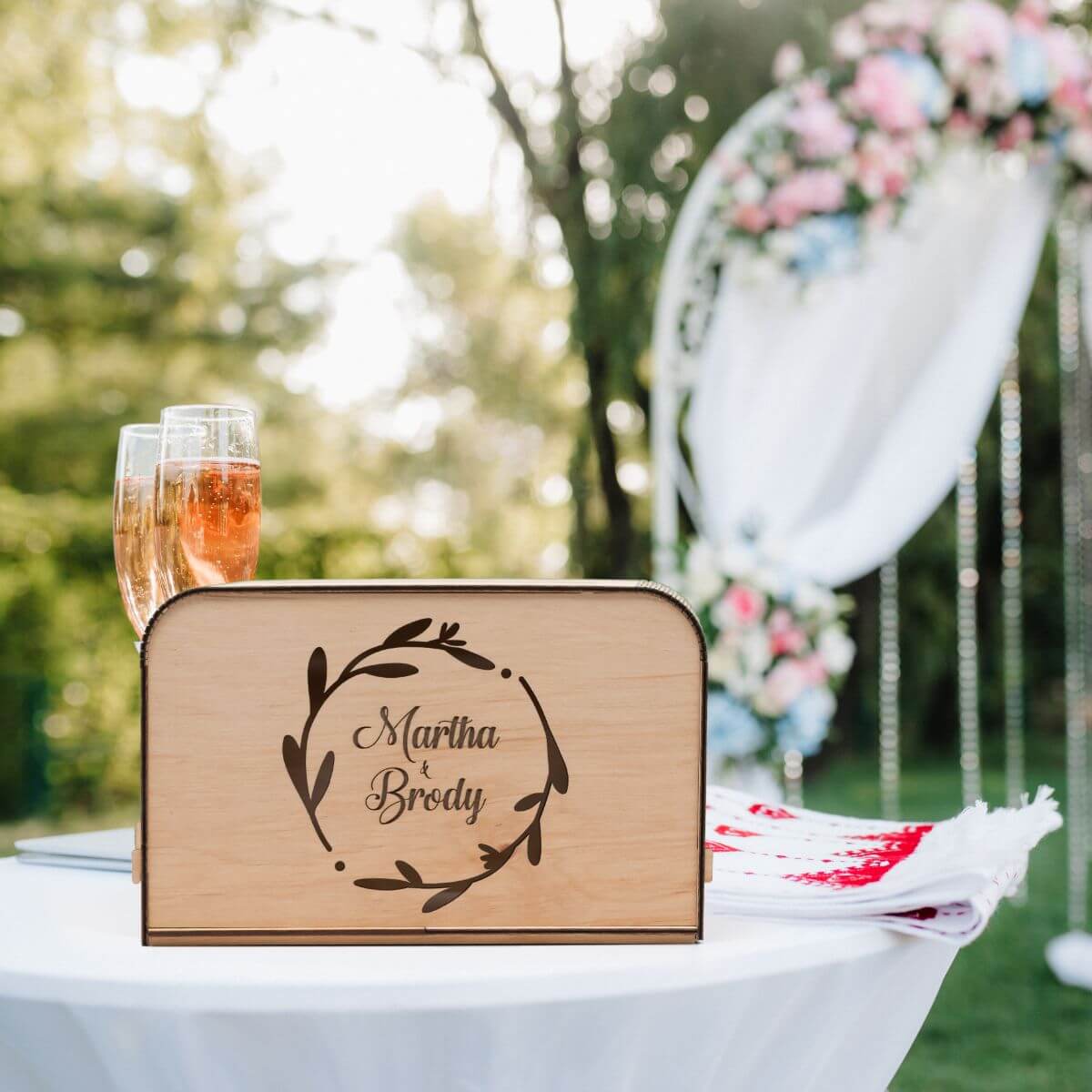 wedding money box