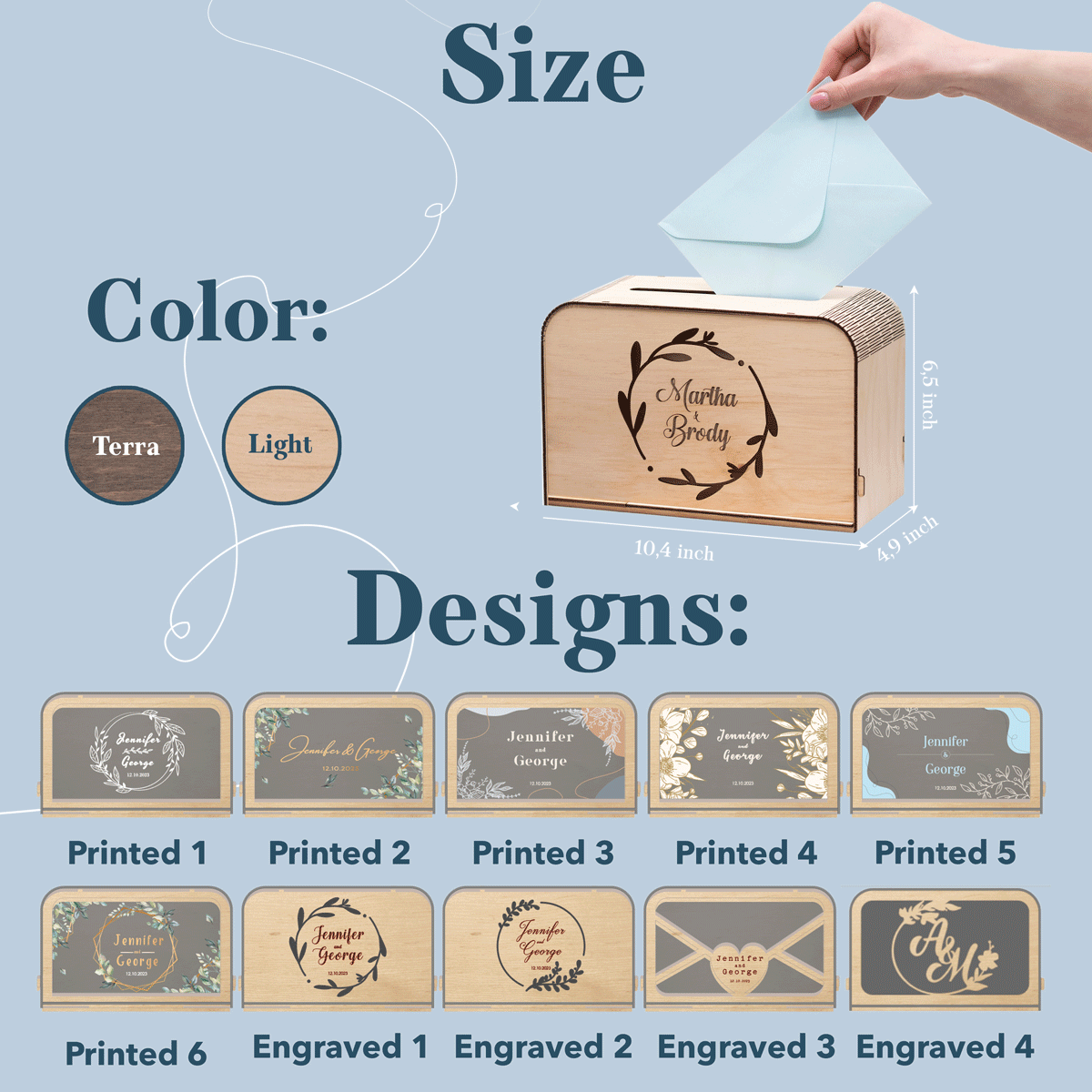 wedding card box
