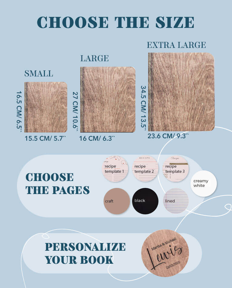 wooden recipe