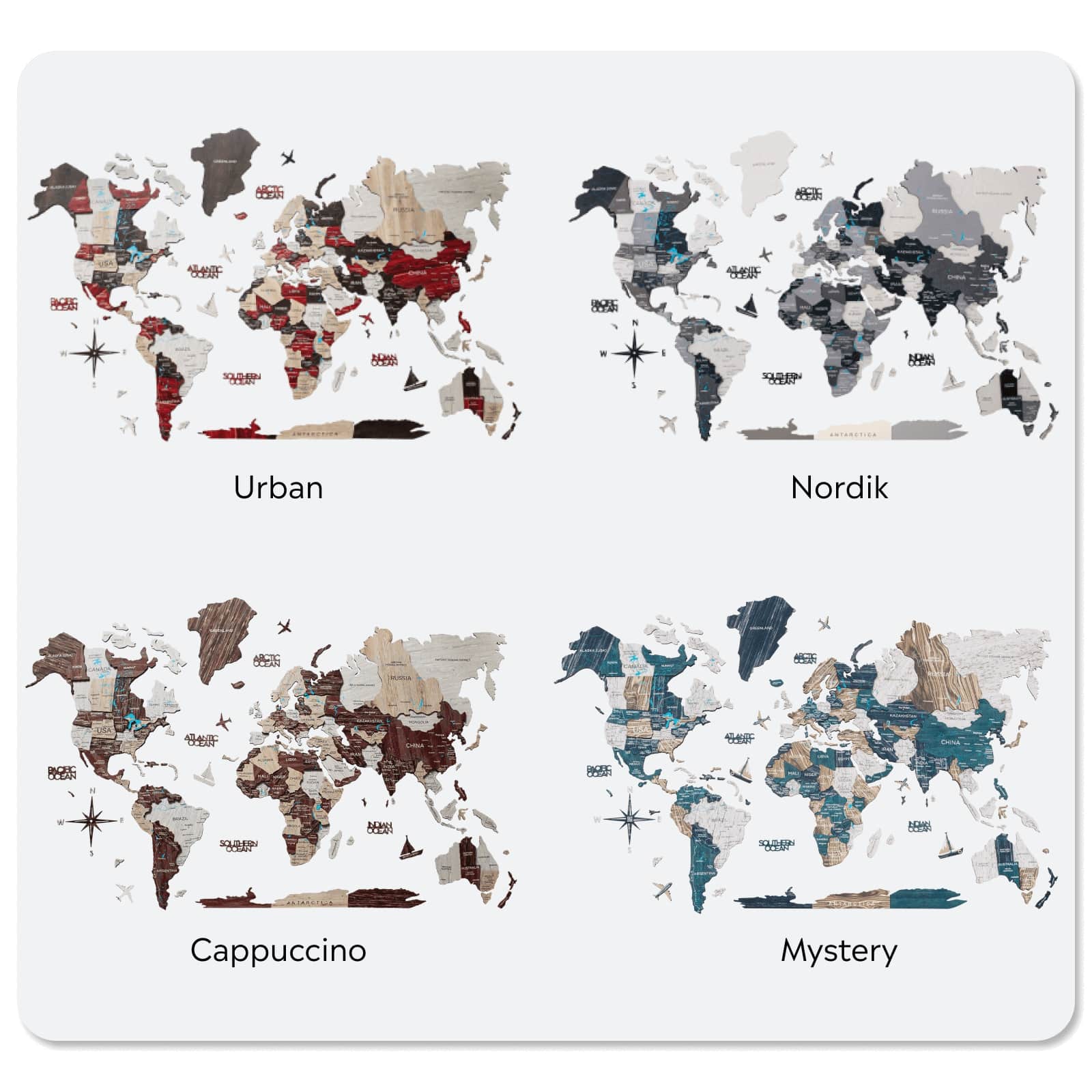 map colored