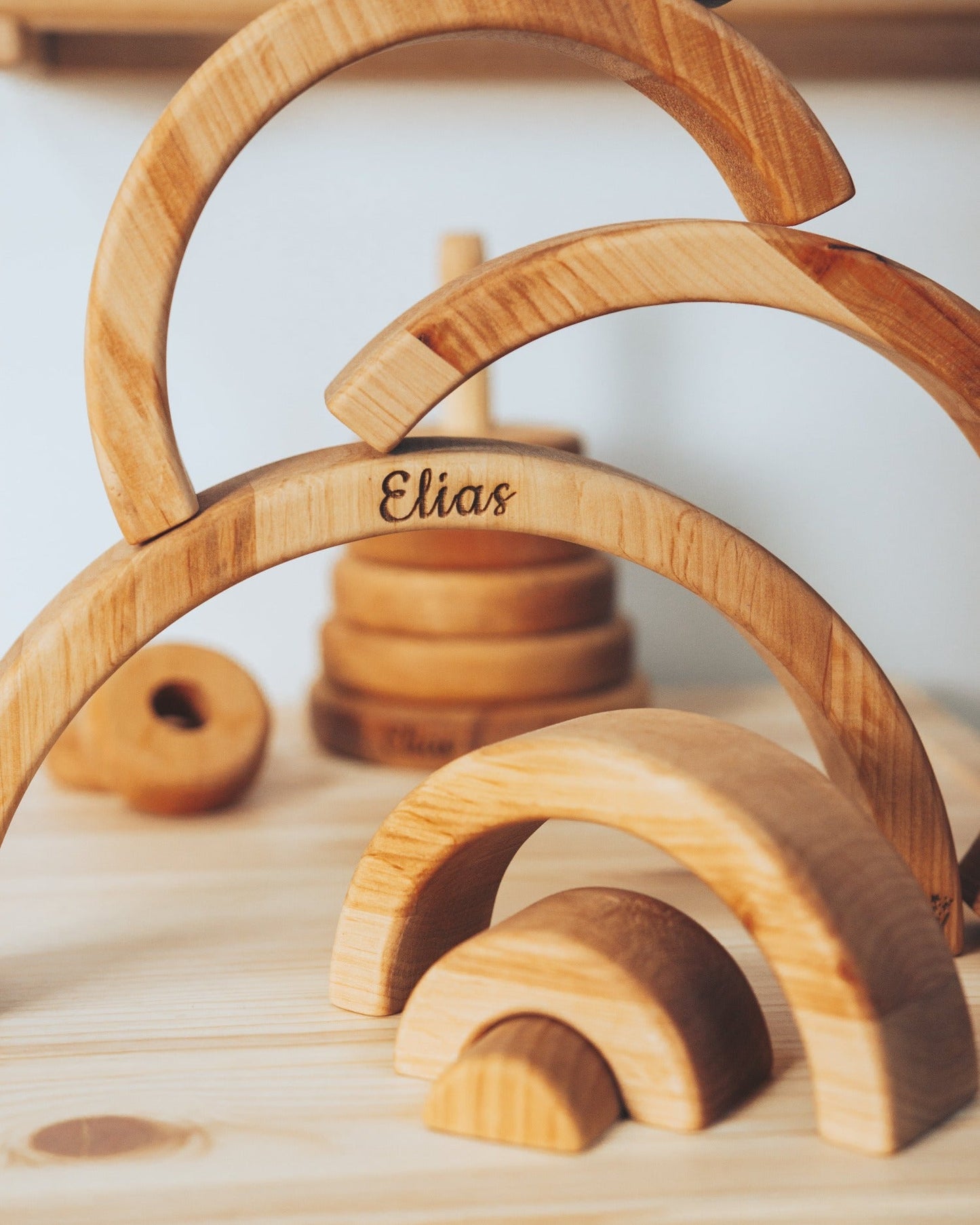 natural stacker for kids