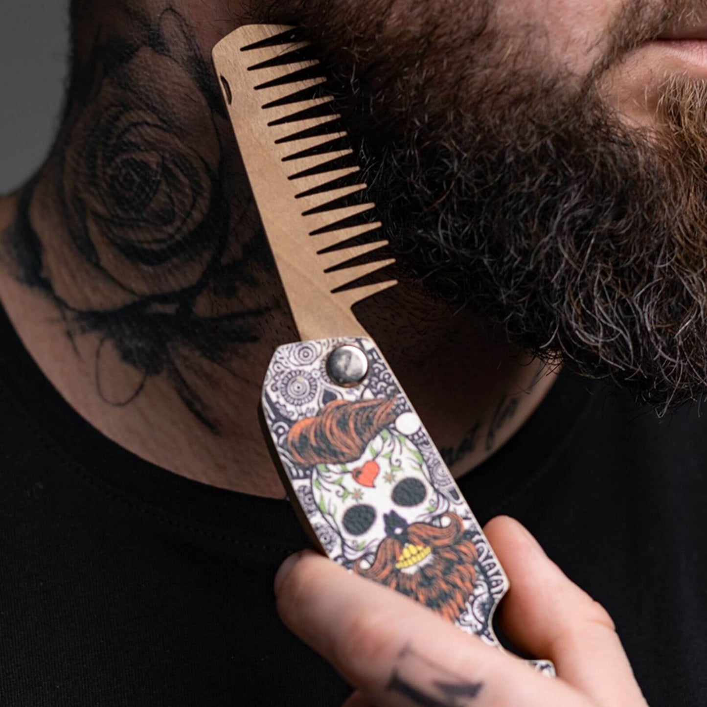 wooden light combs