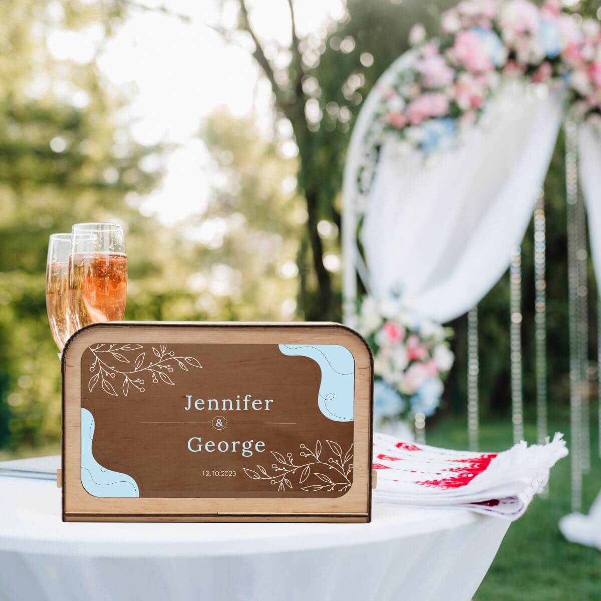 box for wedding ceremony