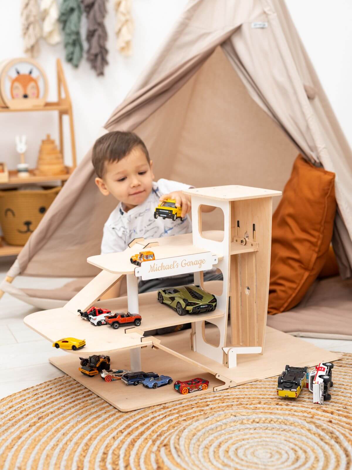 toy car parking garage