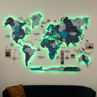 3D LED Maps