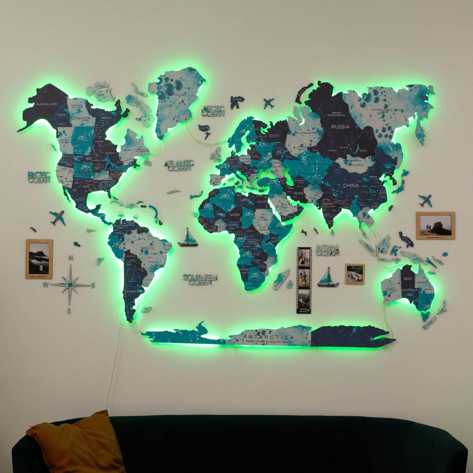 3D LED Maps