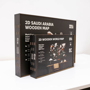 2D Wooden World Map
