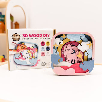 Wooden 3D DIY Painting Kit