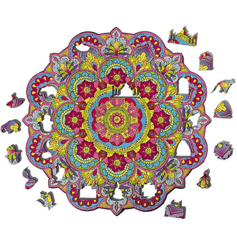 Дерев'яні пазли у східному стилі