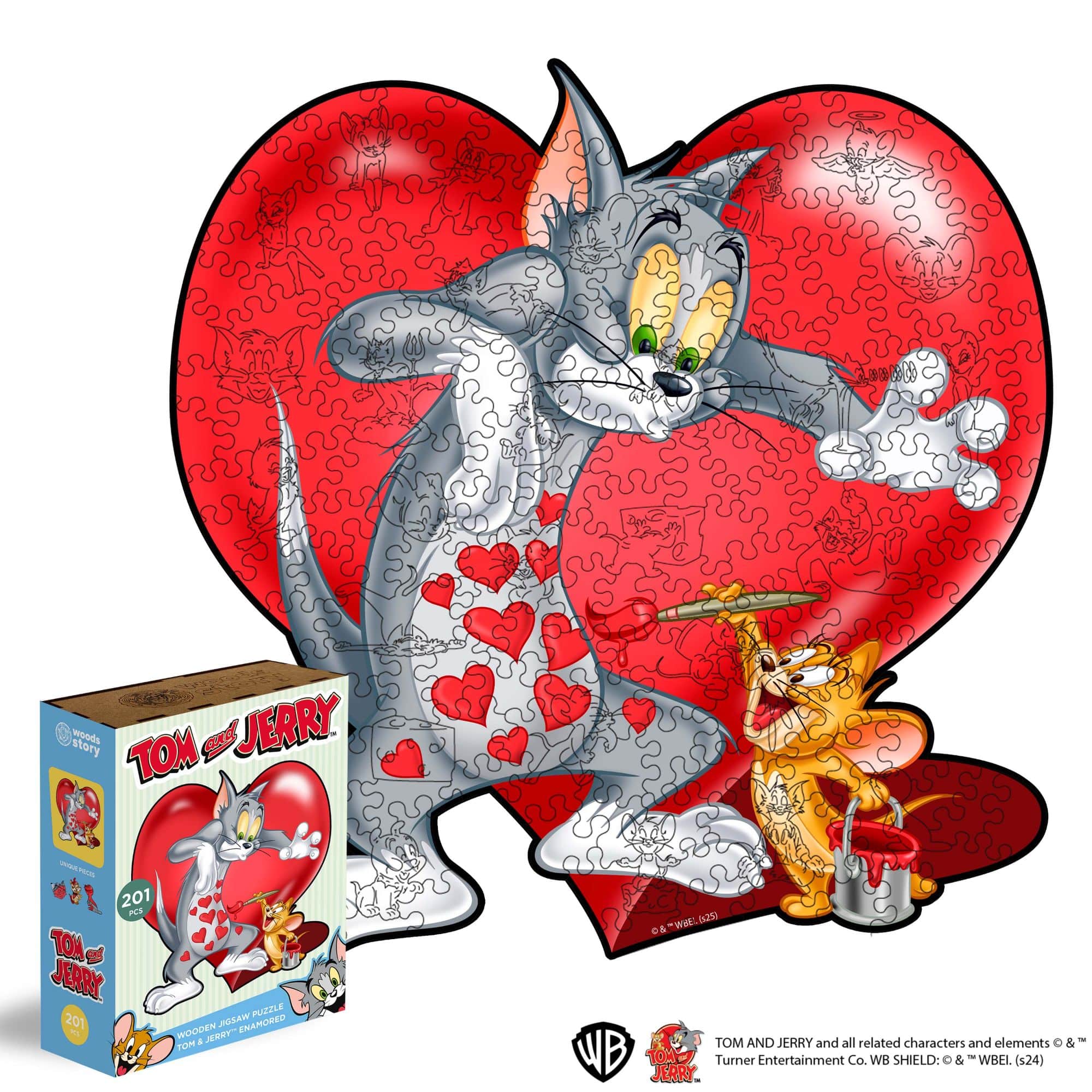Tom & Jerry TM Wooden Puzzles