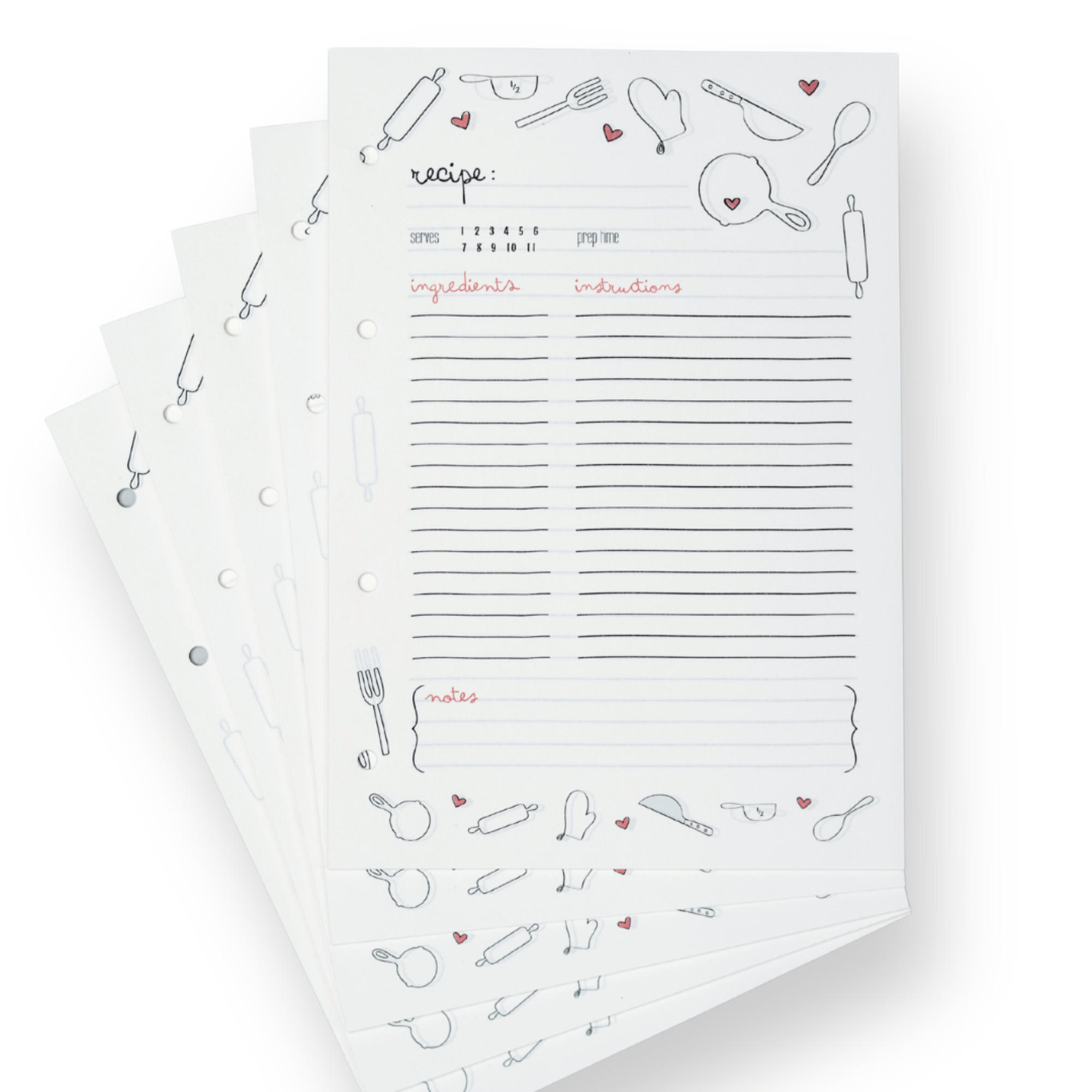 recipe paper