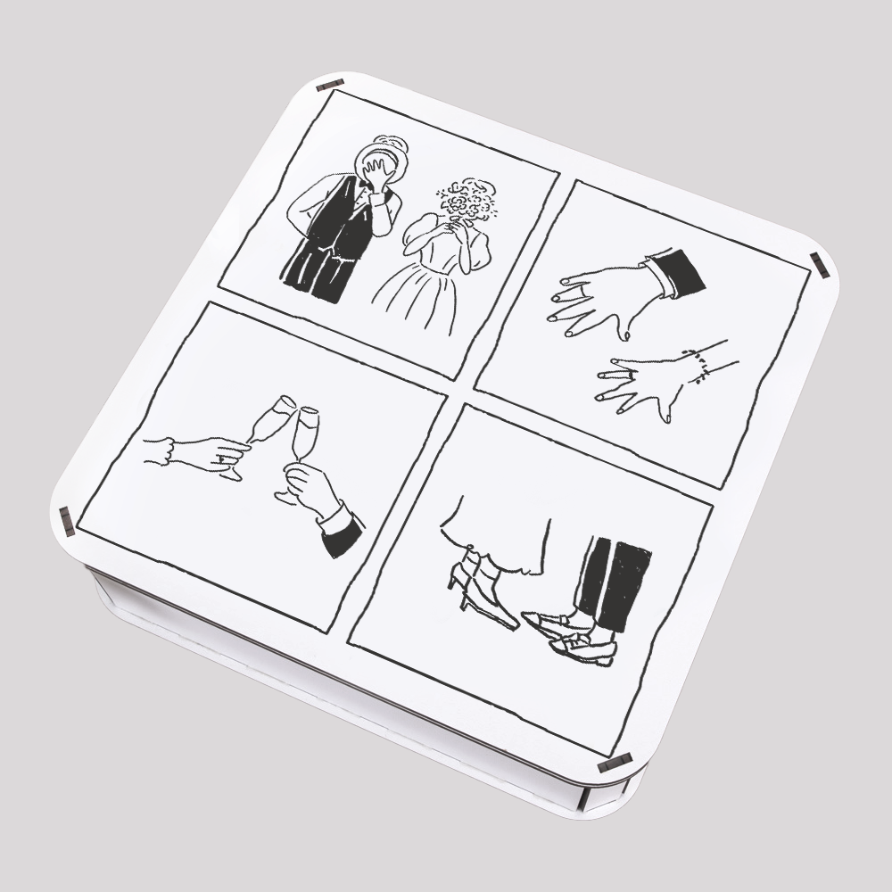 Wholesale Gift Boxes for Wedding Day Square