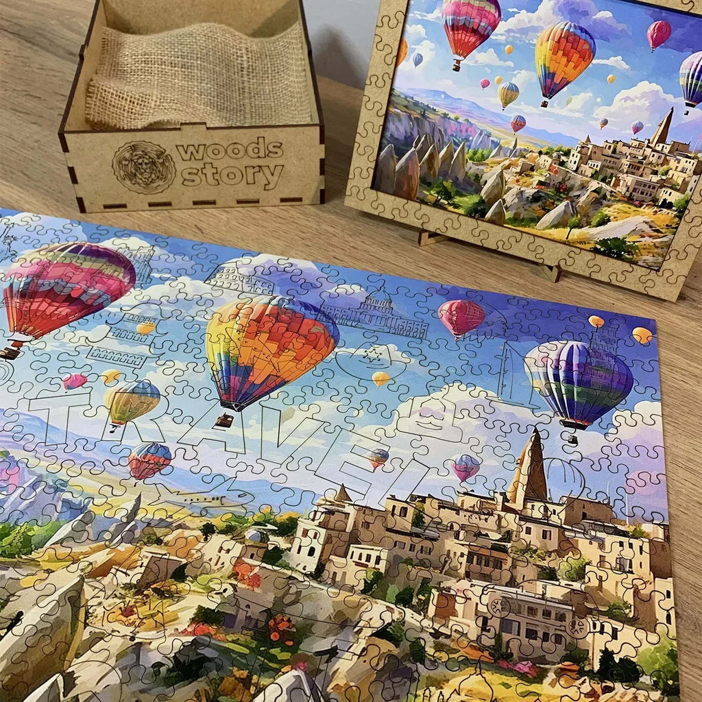 Custom Wooden Jigsaw Puzzle Travel