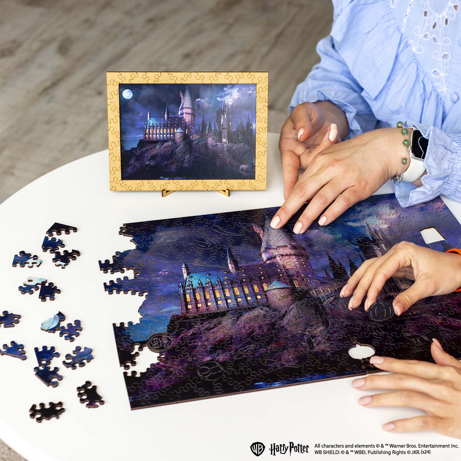 Дерев'яний пазл Гаррі Поттер Гоґвортс Замок Ніч™