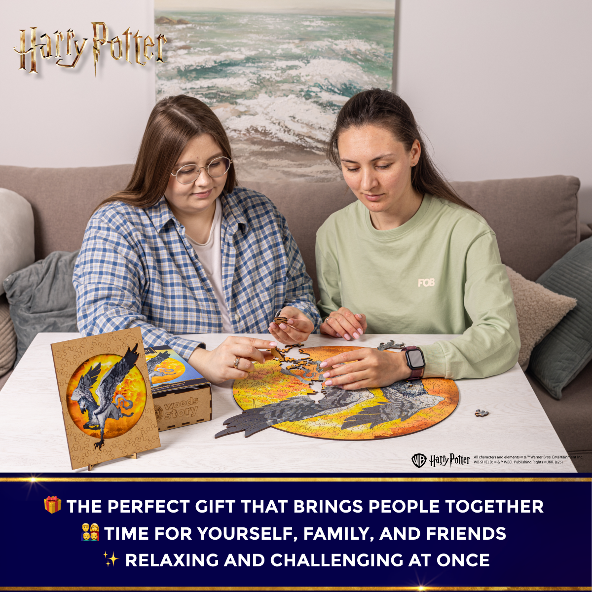 Wooden jigsaw puzzle Harry Potter Hippogriff™