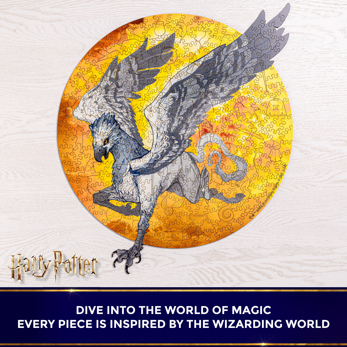 Wooden jigsaw puzzle Harry Potter Hippogriff™