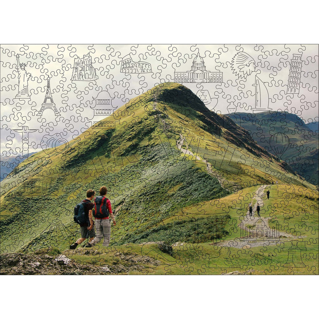 Custom Wooden Jigsaw Puzzle Travel